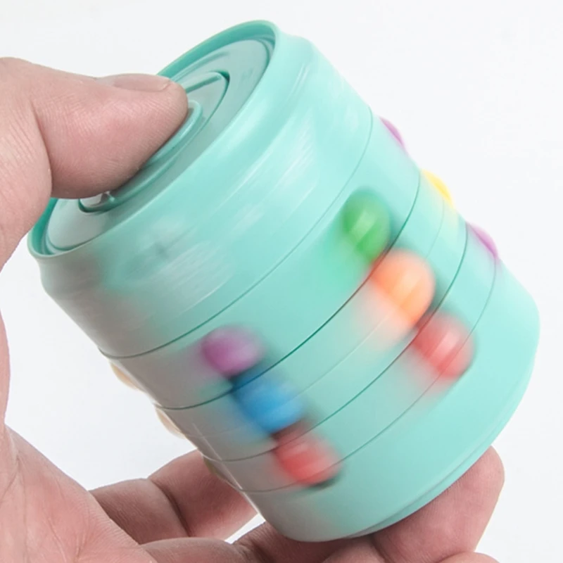 Креативная волшебная игрушка вращающаяся детский волшебный куб на кончик пальца