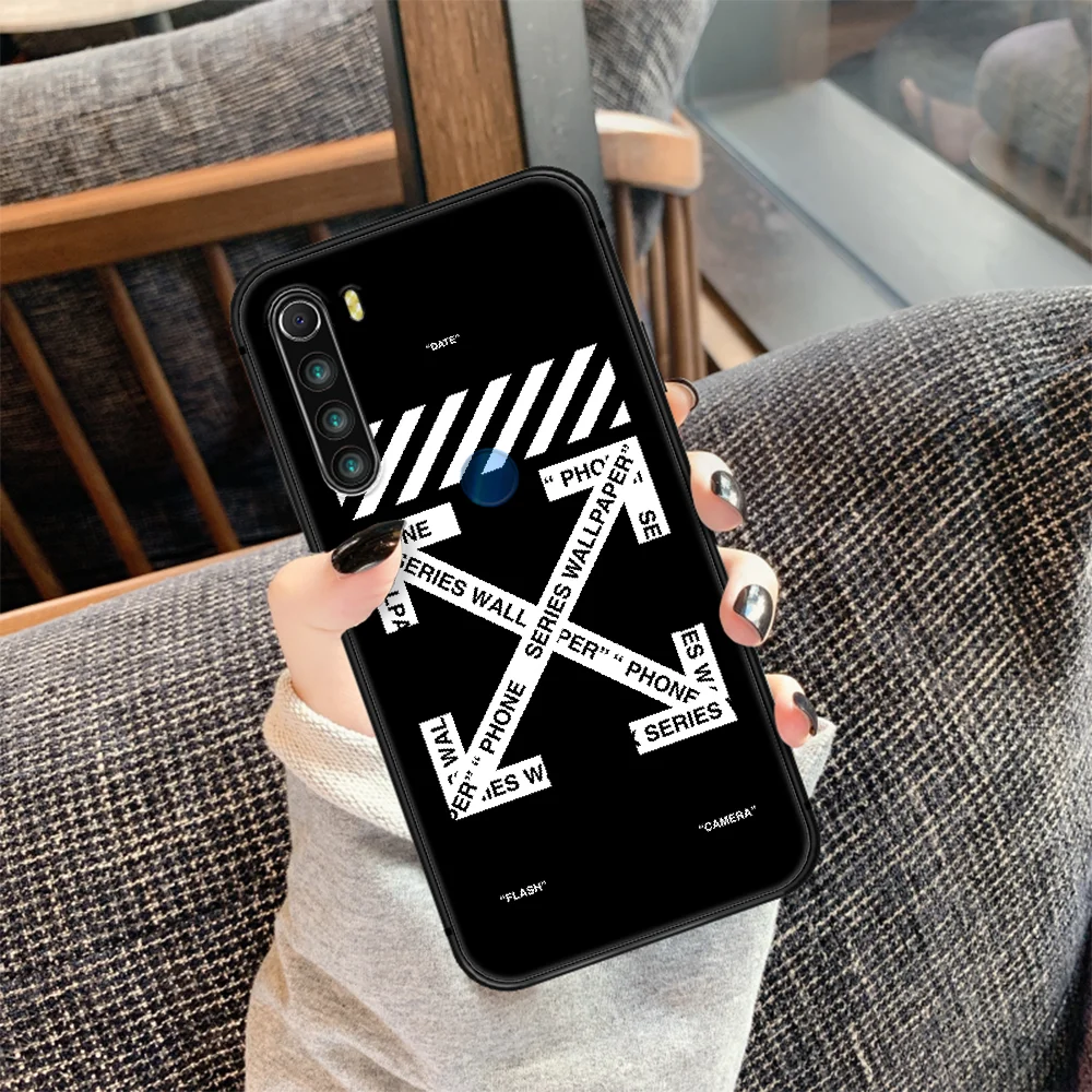 

American luxury brand stripes Phone Case Cover Hull For XIAOMI Redmi 7 7a 8 8a 9 9a NOTE 6 7 8 8t 9 9s Pro Max 4X black Cell