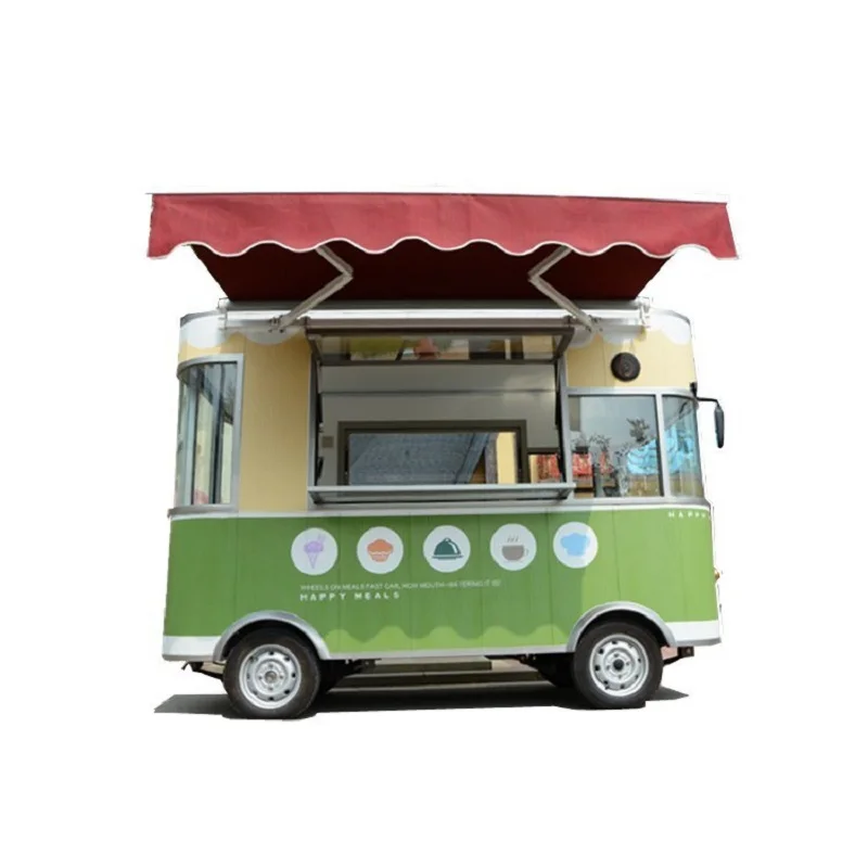 Электрический уличный грузовик для фаст-фуда передвижной кухонный трейлер