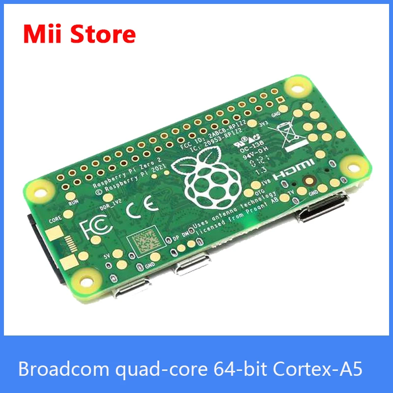 Raspberry Pi Zero 2 W Broadcom Quad-core 64-разрядная 512 МБ LPDDR2 802.11b/g/n Wifi | Компьютеры и офис