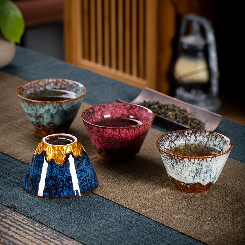 

Kiln owner ceramic household Kung Fu tea cup tea cup personal single cup Tianmu built a hat tea cup tea bowl