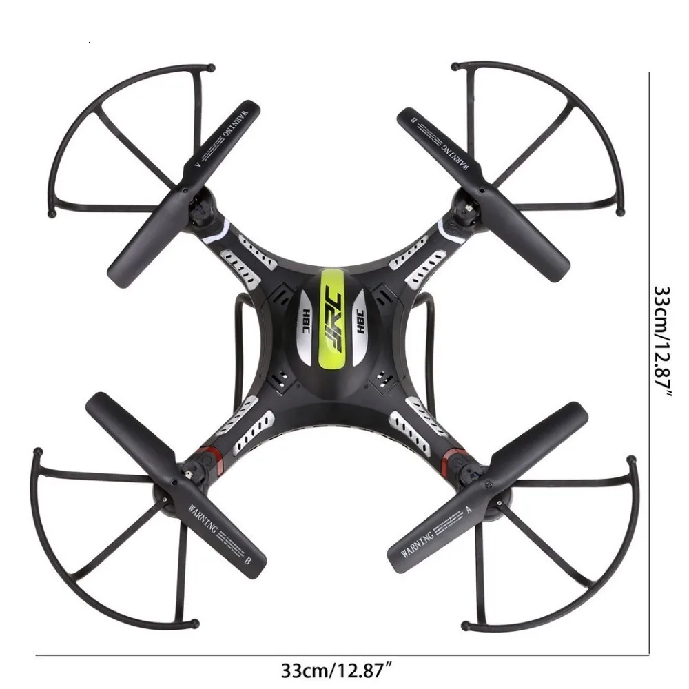 JJRC H8C аэрофотосъемка пульт дистанционного управления Вертолет 2MP HD камера 6 осевой гироскоп 360 градусов Поворотный Светодиодный светильник Дрон ZLRC