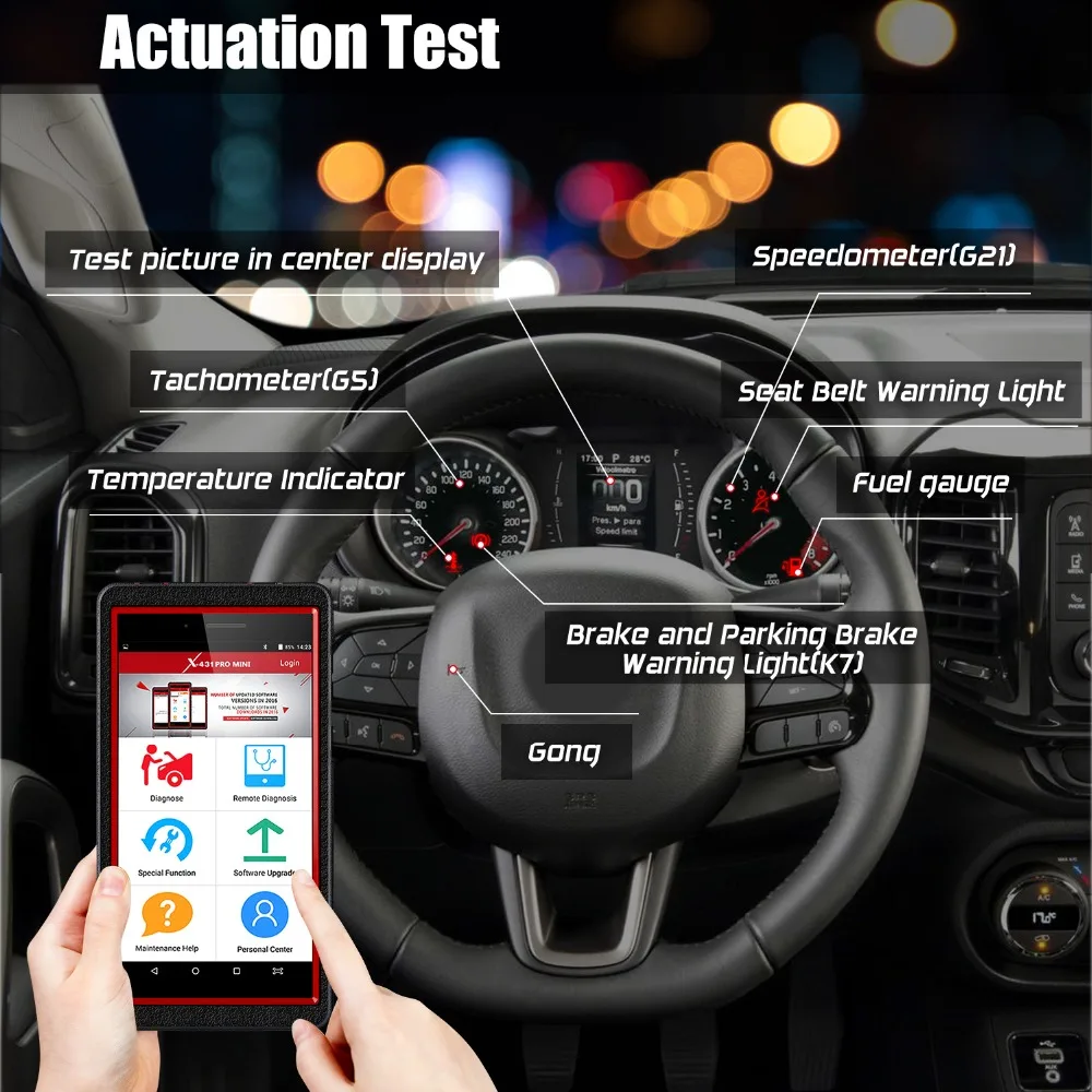 LAUNCH X431 Pro мини OBD2 сканер полная система автоматическое сканирование автомобиля диагностический инструмент WiFi Bluetooth OBD2 сканер мастерская ECU кодирование
