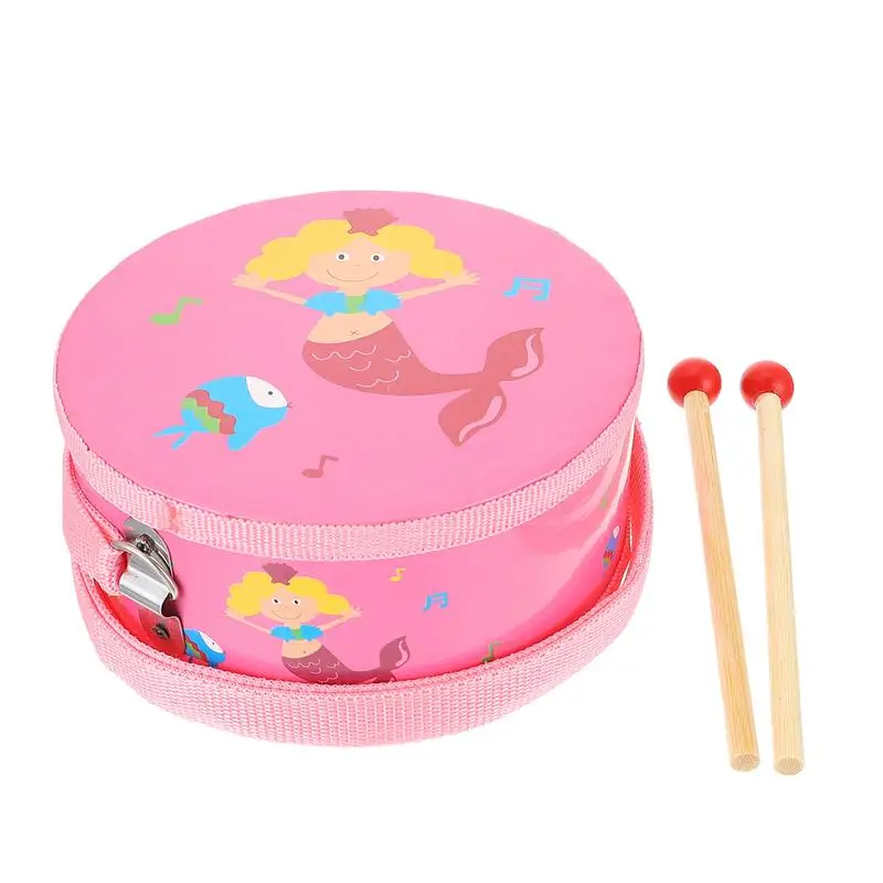 

1 Set Orff Double-sided Drum Toy Percussion Instrument Kids Festival Gift