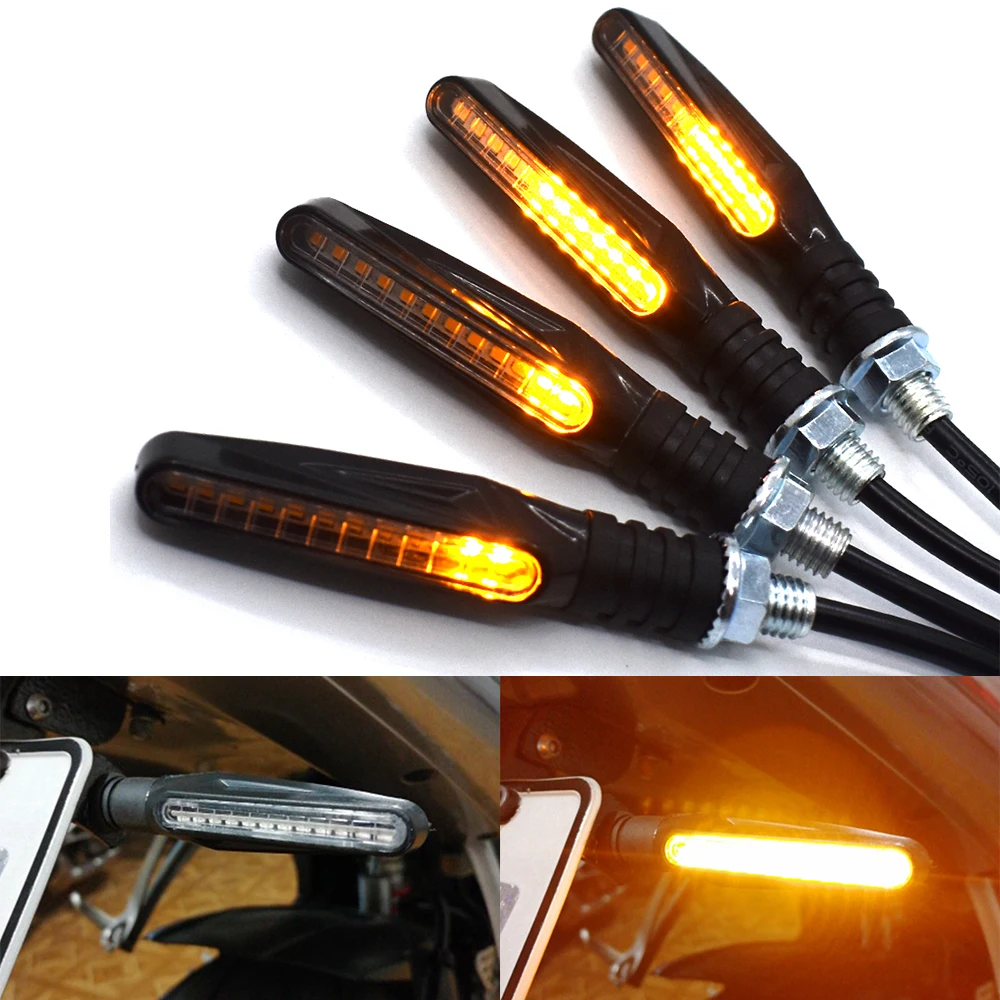 Универсальный фонарь для мотоцикла с поворотными сигналами мигающий