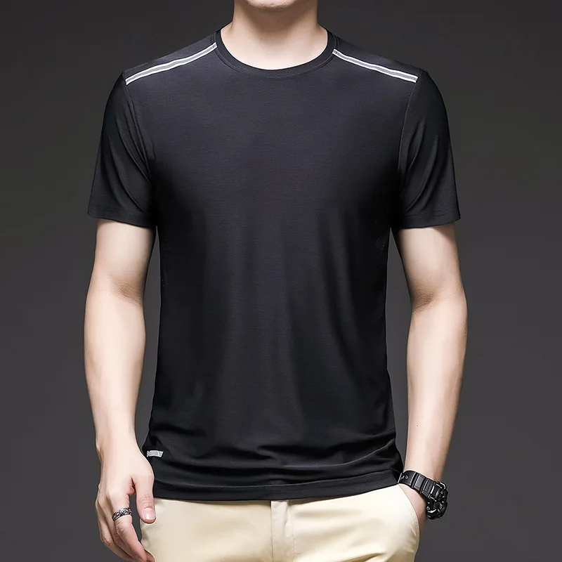 Huncher летние мужские футболки 2021 спортивные быстросохнущие Топы с коротким