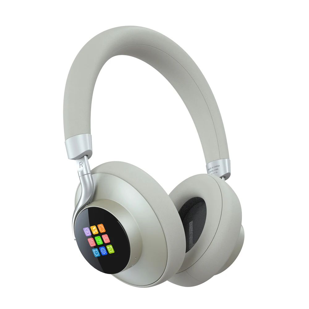

Best quality OEM logo BT5.0 type-c earphone headphone bluetooth wireless led headphones