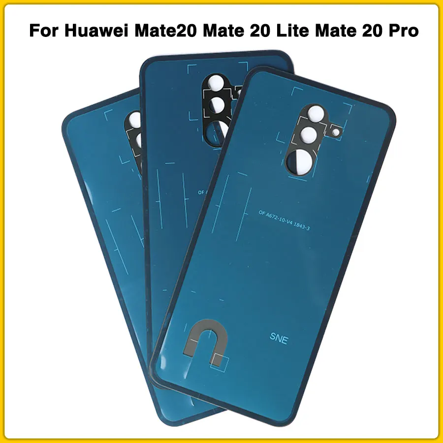 Оригинальный новый задний корпус для Huawei Mate20 Mate 20 Lite Pro Крышка батарейного отсека