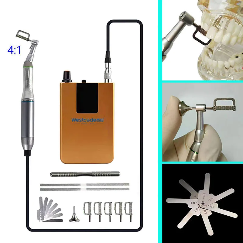1 set Dental Interproximal Enamel Reduction Contra Angle IPR Orthodontic Kit for Dentist