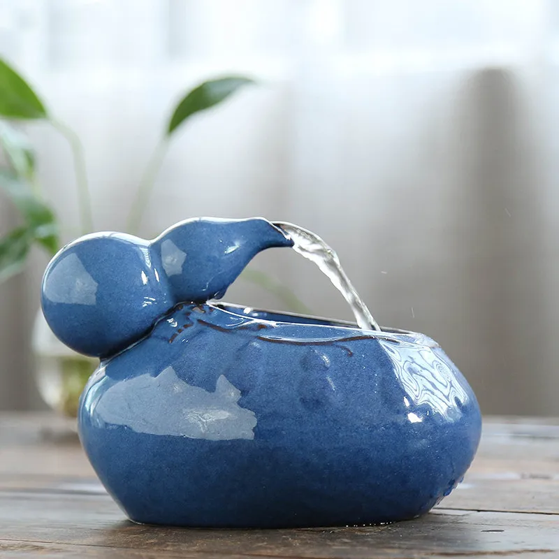 Керамическая Настольная водная Тыква для помещений искусственная гостиной