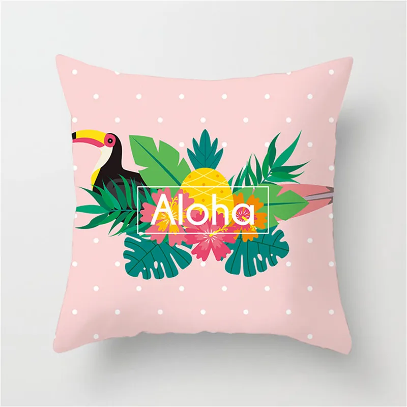 

Fuwatacchi Fruit Cushion Cover Tropical Pineapple Printed Colorful Throw Pillow Cover For Home Sofa Chair Decorative Pillowcase
