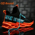 Беговые кроссовки для тенниса для мужчин и женщин, трикотажные кроссовки на платформе, Спортивная тренировочная обувь с лезвиями, мужская повседневная прогулочная обувь, размера плюс 48