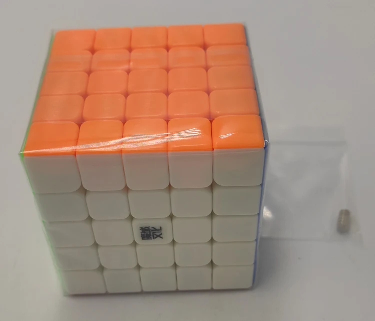 Мою aochuang 5x5 черный/белый/Primary/Stickerless розовый/Stickerless прозрачный Cubo magico Бесплатная