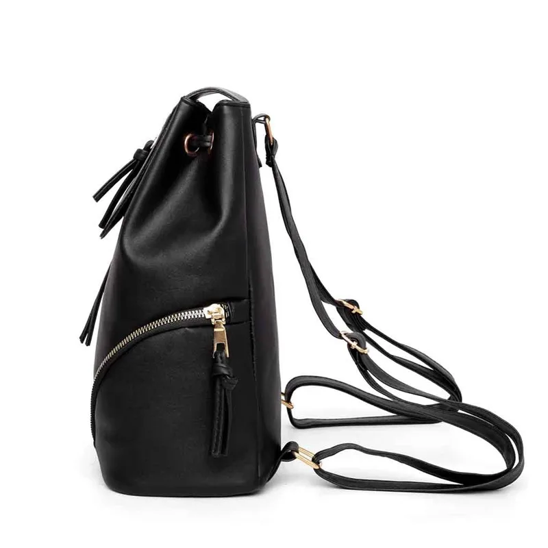 Черный школьный рюкзак из искусственной кожи для девочек-подростков | Багаж и