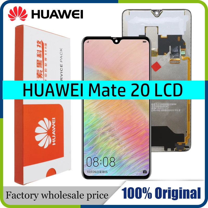 Супер Amoled 6 53 &quotЖК дисплей для HUAWEI mate 20 ЖК сенсорная панель дигитайзер HMA TL00/L29/L09/AL00