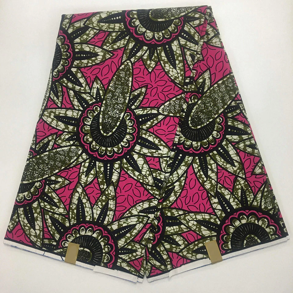 

6 Yards Mitex Wax Print/ African Fabrics Kitenge/Pagnes/Tissues Africain/ Lapa/Chitenge HS-132