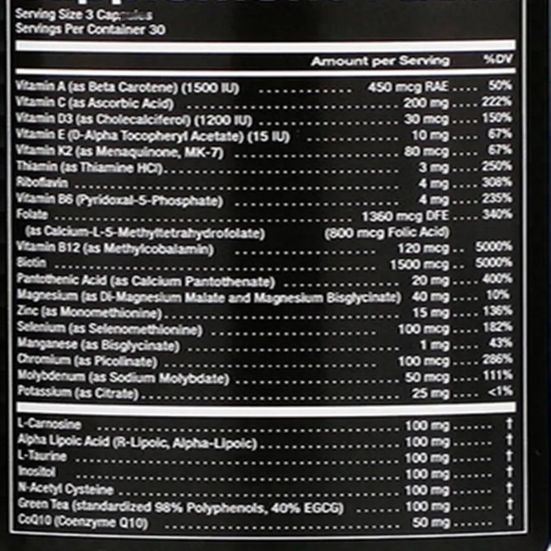 

Ketogenic multivitamin,contain green tea ingredients, 90 pieces