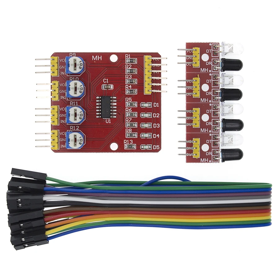 4-канальный инфракрасный детектор гусеничный Photoelectricity Сенсор для салона