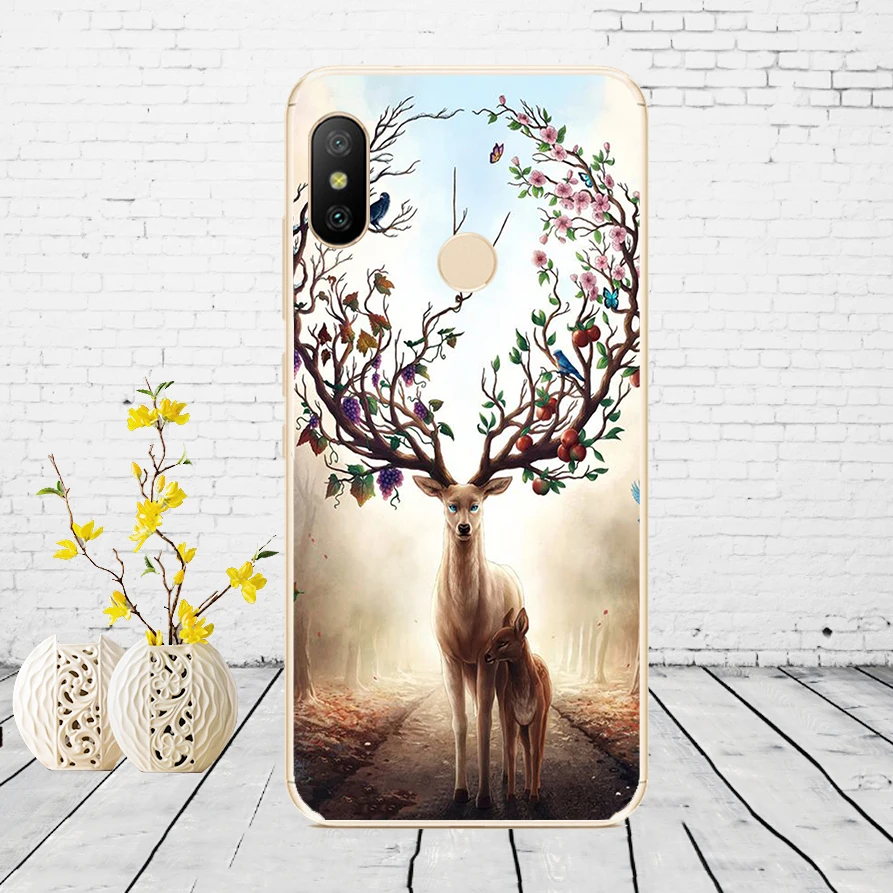Силиконовый чехол для Xiaomi mi A2 LITE, чехол с полной защитой, мягкая задняя крышка из ТПУ, чехол для телефона s для Xio mi A2 LITE, бампер
