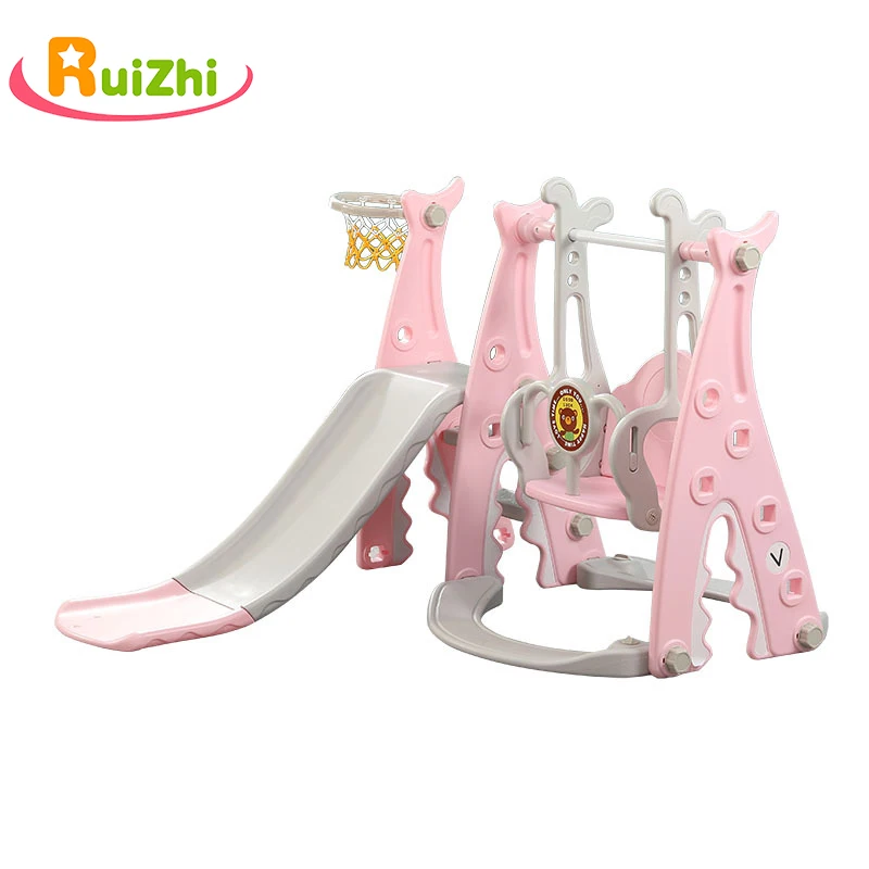 Ruizhi, детские горки, качели, комбинация с баскетбольной стойкой, детские домашние Семейные парки развлечений, детский сад, детские игрушки, RZ1129