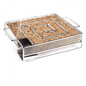 Барбекю генератор холодного дыма гриль коптильня коробка лосось барбекю курить для древесных чипов мясо рыбы инструменты для приготовления сгорания бекона аксессуары