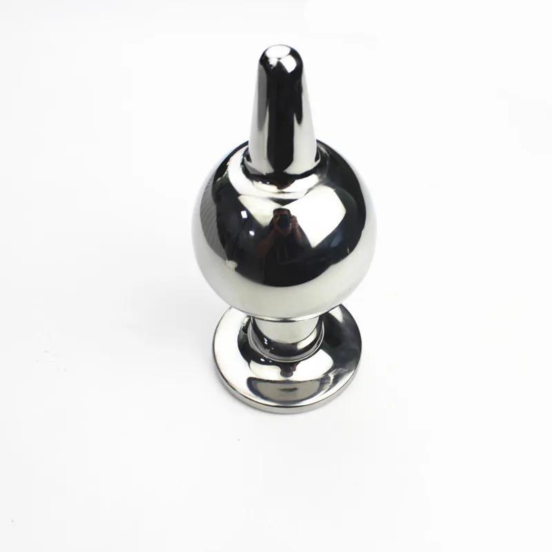 Анальная пробка с бусинами расширитель анального шара из нержавеющей стали 3