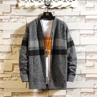 winter 2020 mens wool sweater white long sleeved cardiganfull zipper wool cardigan