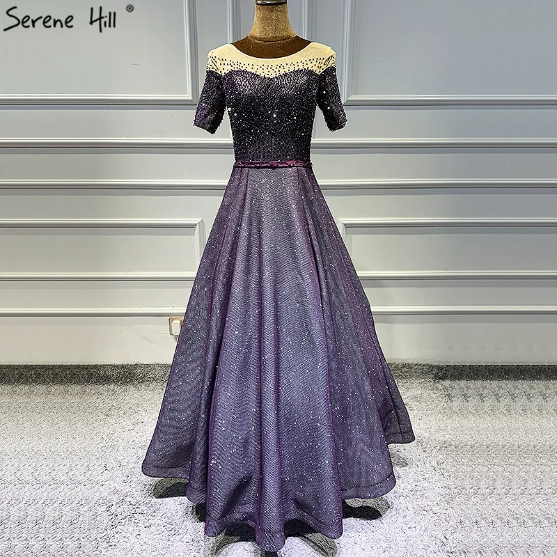 Дубай фиолетовые короткие без рукавов трапециевидные вечерние платья 2021