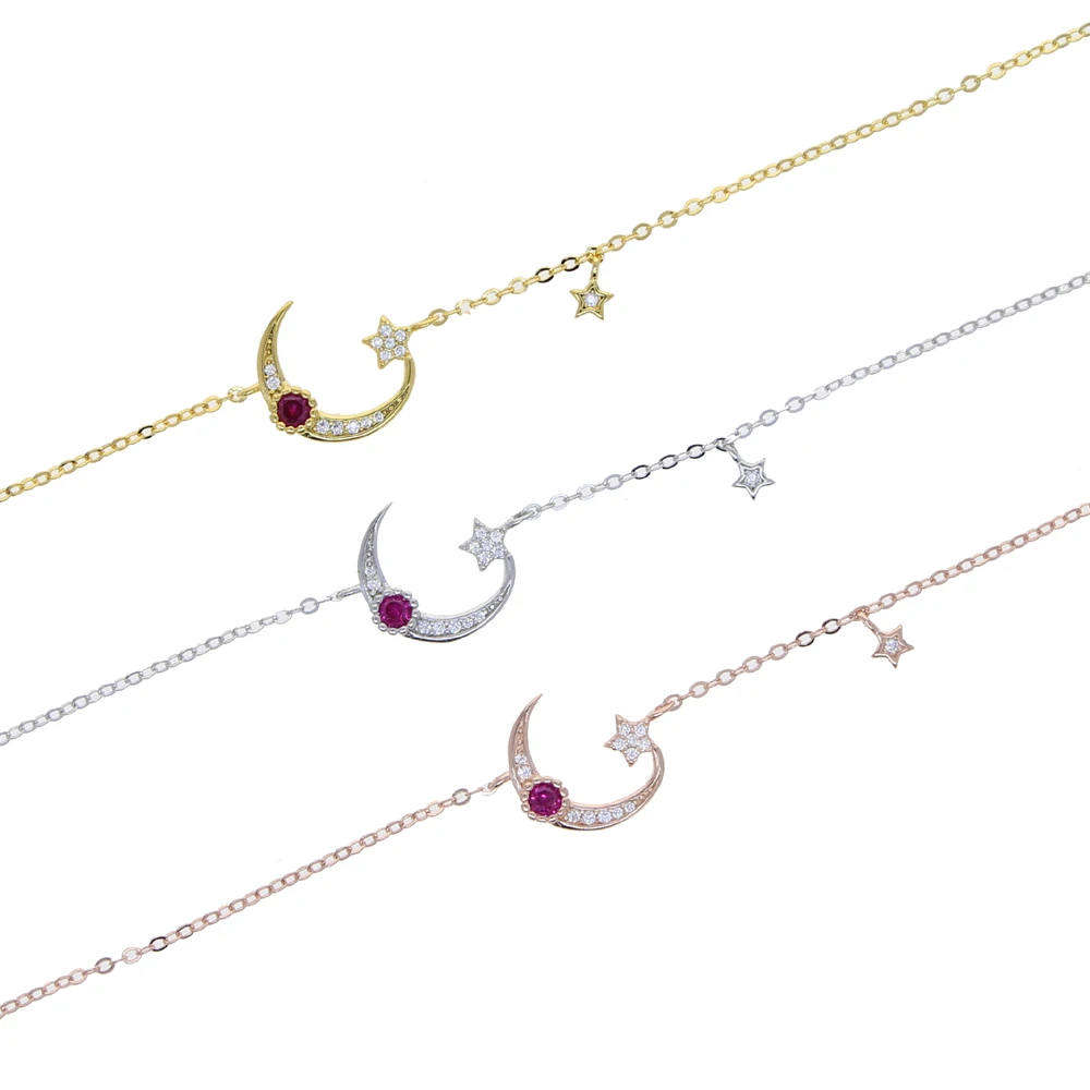 Продвижение 925 пробы Серебряные ювелирные изделия 3 цвета микро-паве ЧР милые