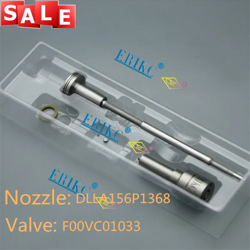 

ERIKC дизельный инжектор Ремонтный комплект сопла DLLA156P1368 клапан регулятора F00VC01033 уплотнительные кольца для ремонта впрыска 0445110279