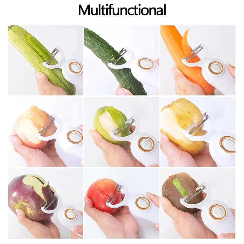 Многофункциональная электрическая Овощечистка овощи фрукты пилинг заменяемый
