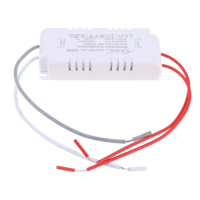 

2021 New AC 12V 105W Halogen Driver Light LED Power Supply Electronic Transformer New