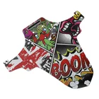 Пластиковые цветные передниезадние крылья для велосипеда, 1 комплект