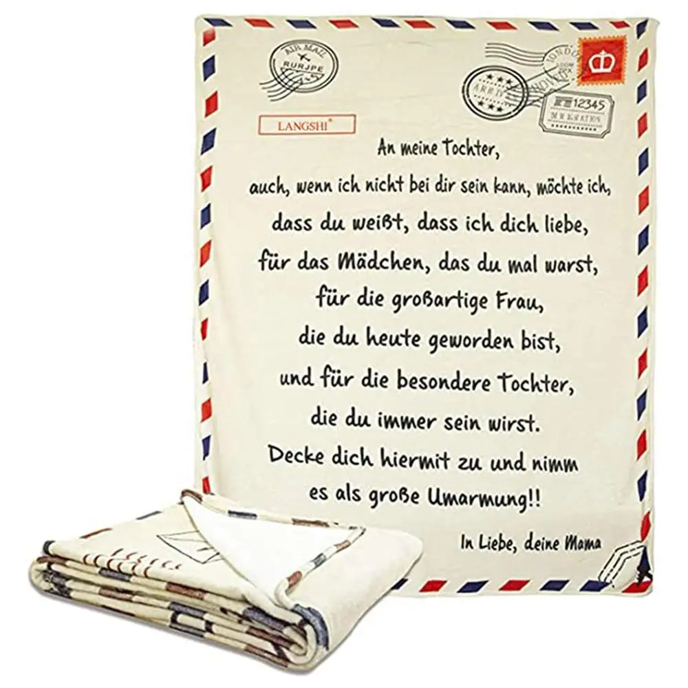 Фланелевое одеяло мягкое теплое зимняя простыня с надписью подарок на день