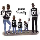 Стикеры для глажки с аппликацией для семьи, виниловые модные термотрансферные значки сделай сам для родителей и детей