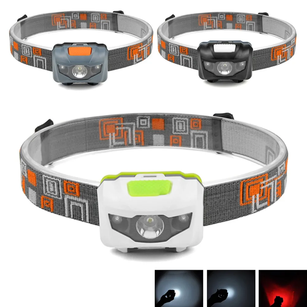 

Waterproof 3LED Headlamp Super Bright 4 Modes Fishing Camping Headlight Durable Night Fishing Headlights Camping Equipment