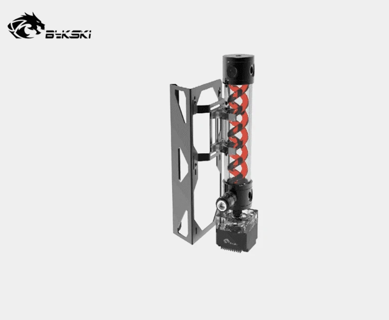 BYKSKI Silver 150/200/260 мм X 50 мм Диаметр цилиндрический дизельный двигатель с водяным охлаждением бак Алюминий сплав Хладагент+ акриловый G1/4 резервуар