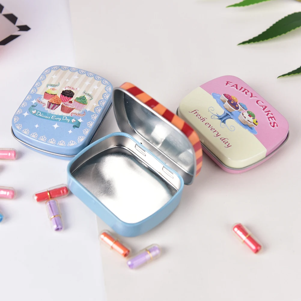 1 шт. олова коробка герметичные коробки для хранения ювелирных изделий и конфет