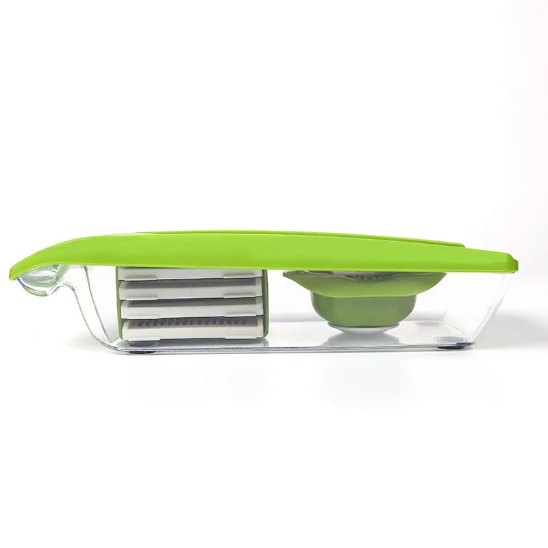 Mandoline Slicer with 4 Blades Vegetable Cutter Grater Box Dicer | Дом и сад