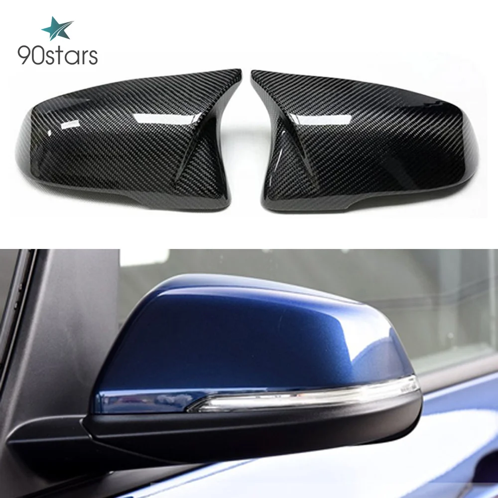 Замена крышки зеркала из углеродного волокна шапки в виде ракушки для BMW X1 F48 F45 F49