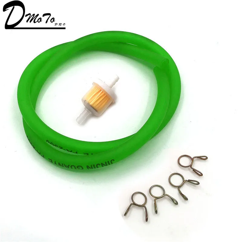 

1 м бензиновый масляный топливный фильтр, топливный шланг, трубка и линейный зажим для внедорожника, мотоцикла, мопеда, скутера, квадроцикла, универсальный