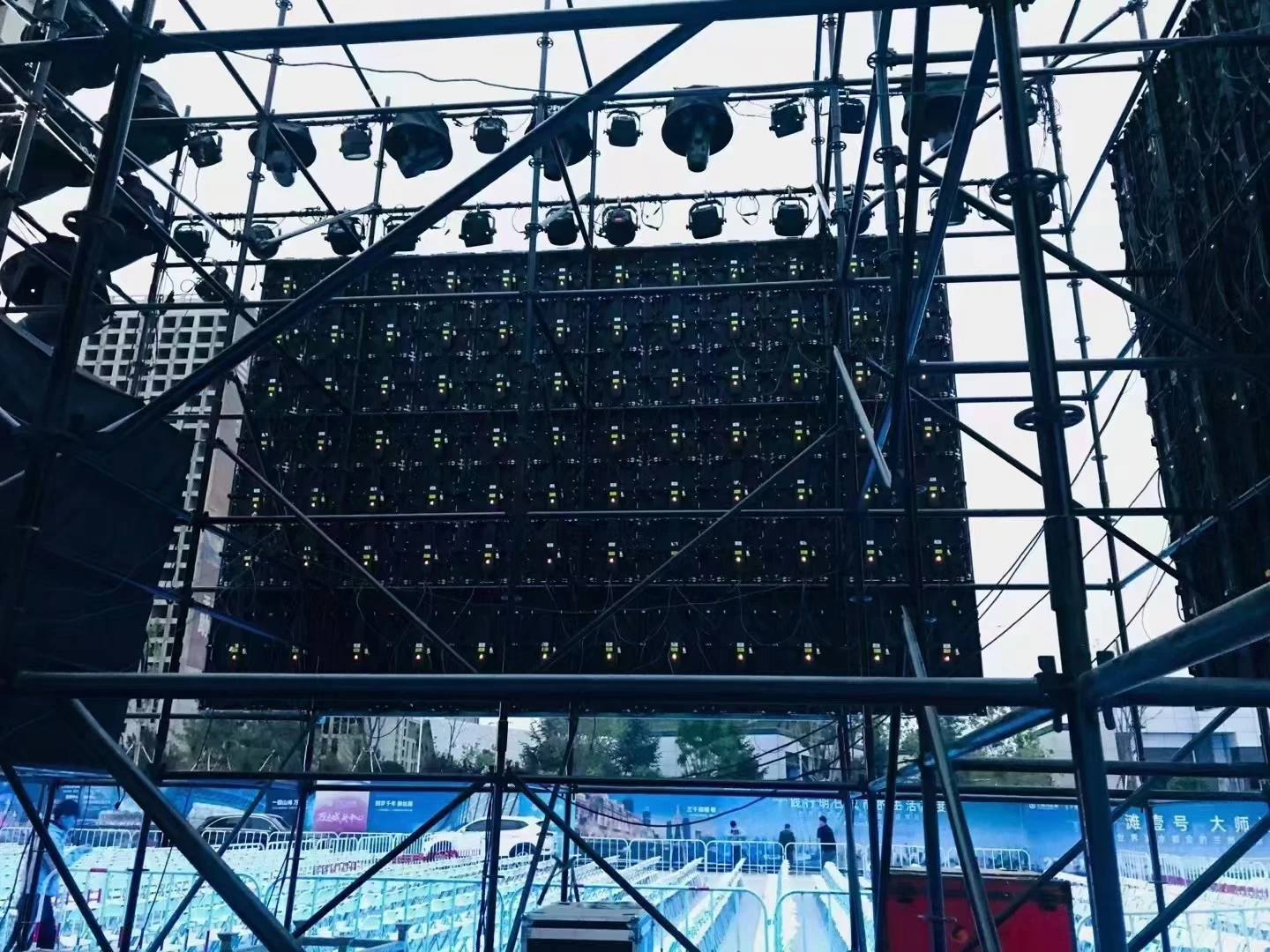 500x500 мм быстрая установка P4.81screen наружный видео настенный сценический hd Большой