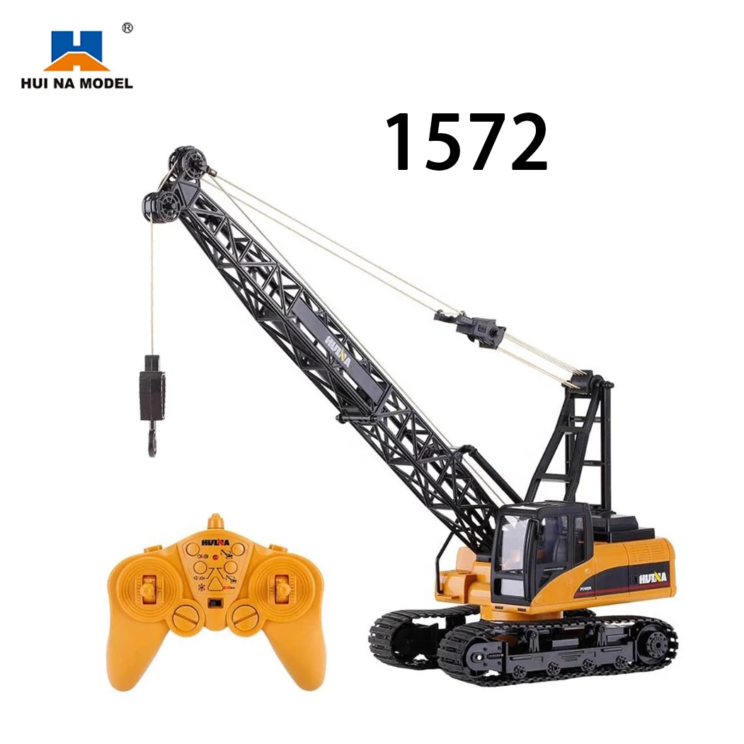 Amiqi Huina 1572 1:14 2.4G 15Ch Die-Cast Tower Grab Construction Toys Rc Huina For Kids enlarge