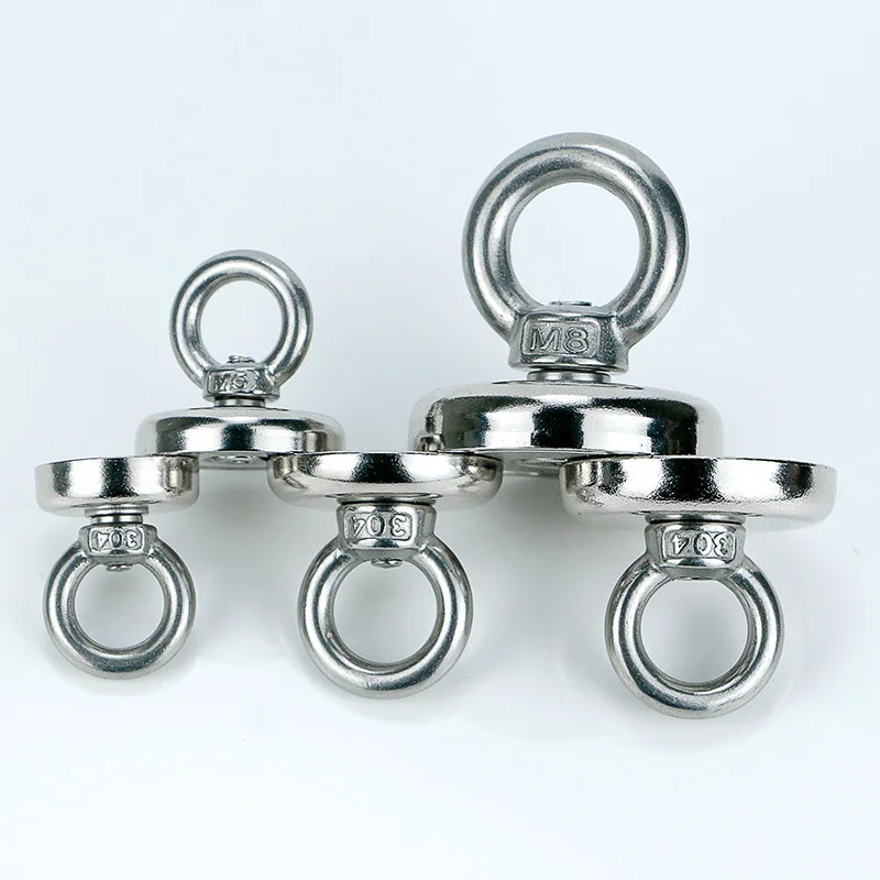 

Neodymium Magnet Super Strong Powerful Salvage Hook Fishing Magnetic Circular BOM666