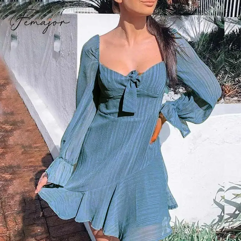 Femajor Для женщин зимние короткие вечерние платье Женский 2019 модные комплекты