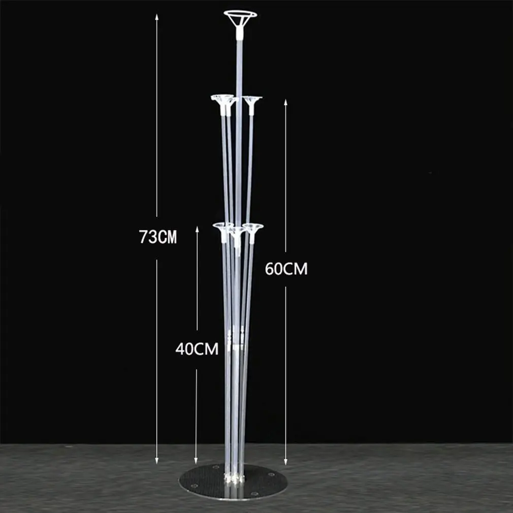 Украшения для дня рождения Пластиковый штатив подставки воздушных шаров