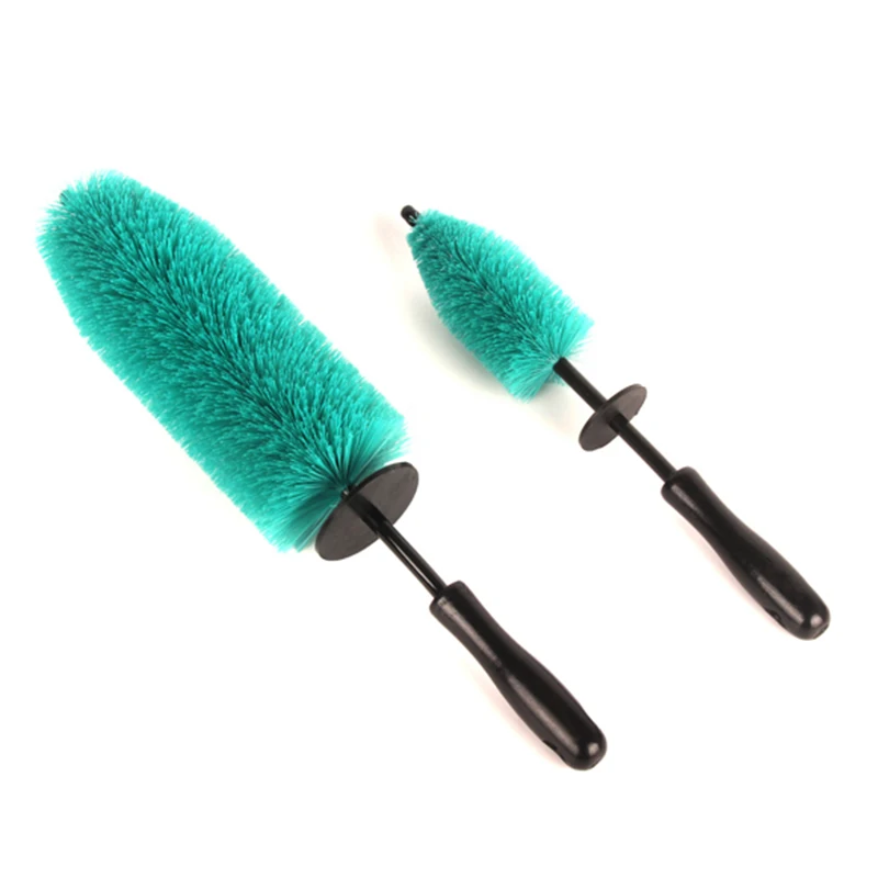 

New Green 18'' Long Wheel Rim Brush Non-Scratch Auto Detailing Tool Cleaner for Cars, Trucks, Motorcycle, and Other Vehicles