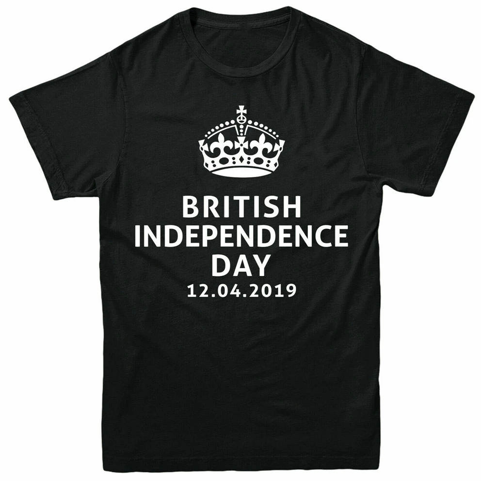Британская футболка с надписью Leave War Day Brexit 12 апреля для взрослых и детей новая