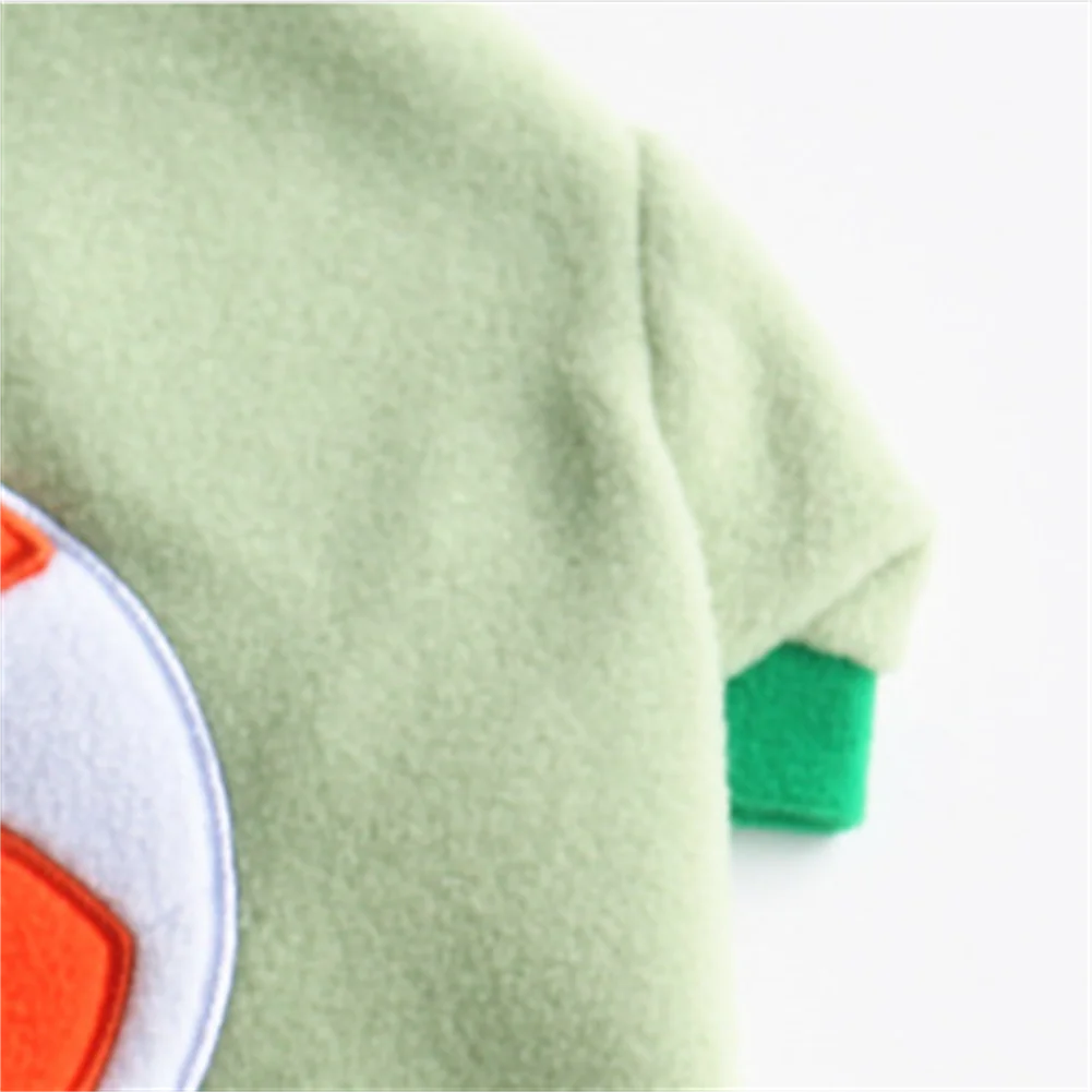 Одежда для щенков вышитая флисовая Рабочая куртка чихуахуа Тедди шнауцер одежда