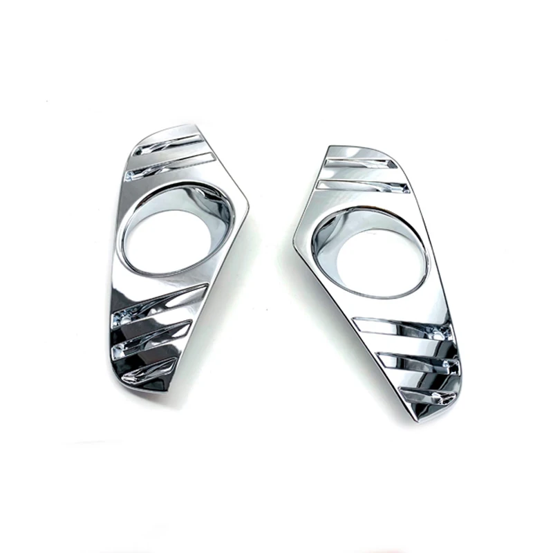 2 шт./компл. ABS Хромовая автомобильная пленка головы передние противотуманные